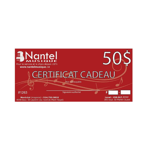 Cartes cadeaux