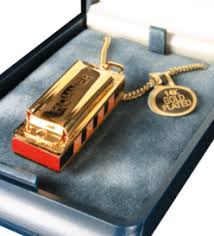 Hohner - Gold Little Lady Harmonica Necklace #110-C