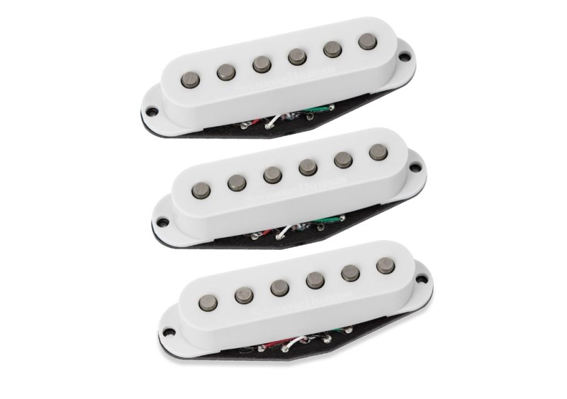 Seymour Duncan - Hot Chicken Stratocaster Stack Pickup Set, White #11203-47-W