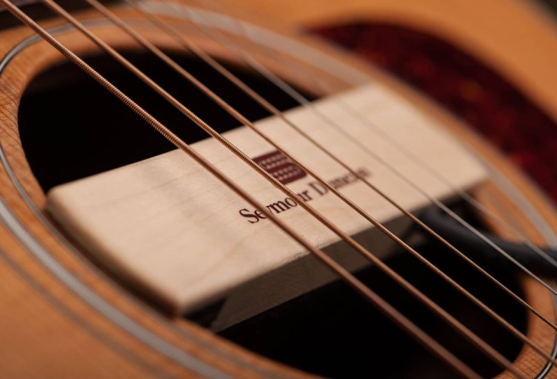 Seymour Duncan - Woody Single Coil Acoustic Soundhole Pickup, Walnut #11500-30-WLN