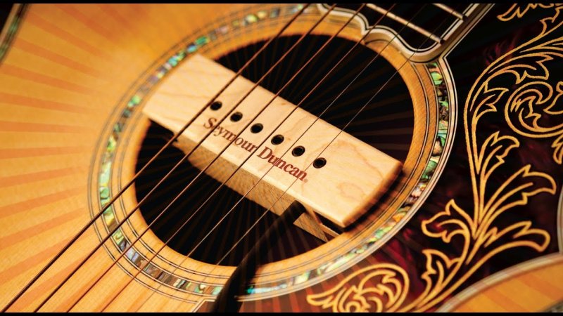 Seymour Duncan - Woody Single Coil Acoustic Soundhole Pickup, Walnut #11500-30-WLN