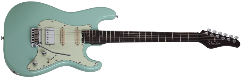 Schecter - Nick Johnston Traditional 10th Anniversary HSS Electric Guitar, Atomic Green #1154-SHC