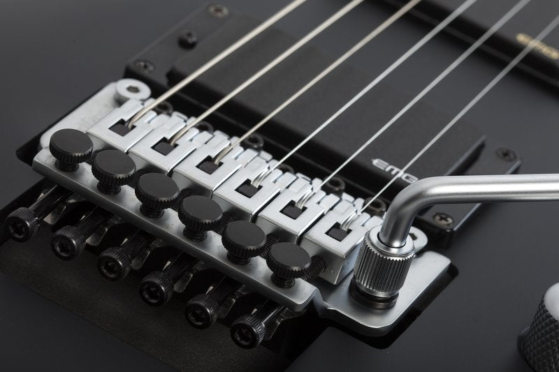 Schecter - Damien Platinum 6 Floyd Rose 6 String Electric Guitar - Satin Black #1183-SHC