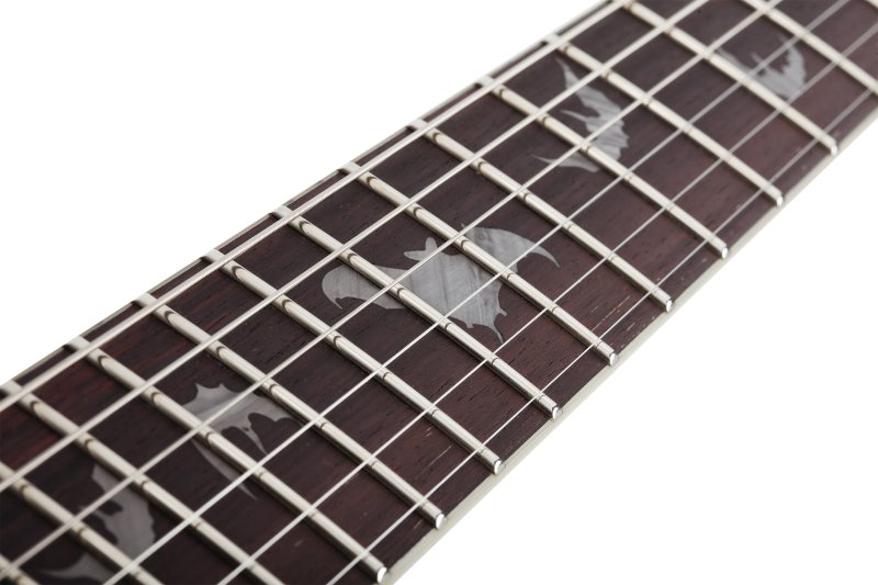 Schecter - Damien Platinum 6 Floyd Rose 6 String Electric Guitar - Satin Black #1183-SHC