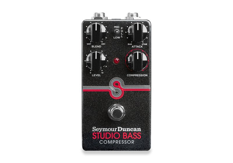 Seymour Duncan - Studio Bass Compressor Pedal – Studio-Grade Compression with Blend Control & Retro Housing #11900-007