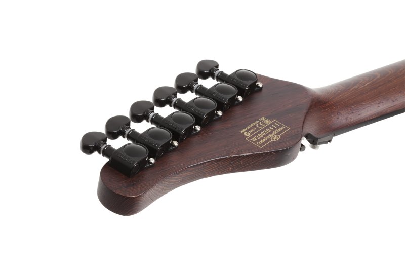 Schecter - Sun Valley Super Shredder Exotic Black Limba Electric Guitar, Black Limba #1265-SHC