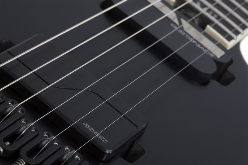 Schecter - C-1 HT S SLS Elite Evil Twin Electric Guitar, Satin Black #1339-SHC