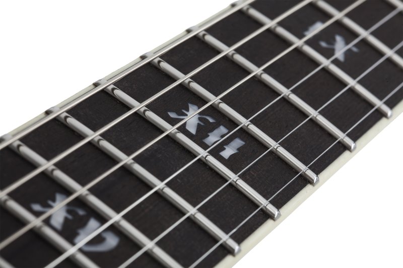 Schecter - Solid Body Electric Guitar with Swamp Ash Body - Satin Black #1348-SHC