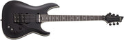 Schecter - Solid Body Electric Guitar with Swamp Ash Body - Satin Black #1348-SHC