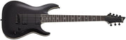 Schecter - Solid Body Electric Guitar with Swamp Ash Body - Satin Black #1349-SHC