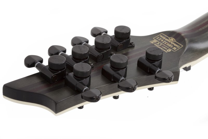 Schecter - Solid Body Electric Guitar with Swamp Ash Body - Satin Black #1349-SHC