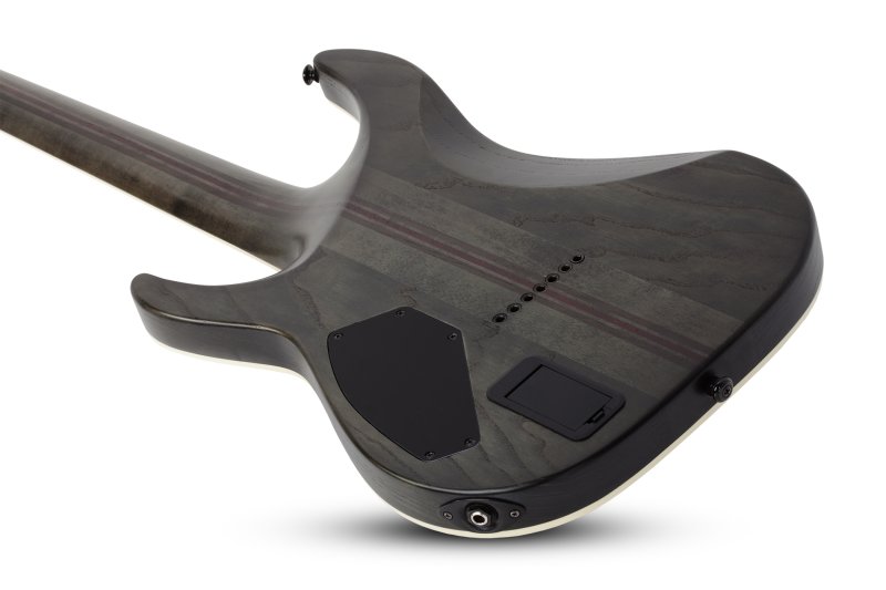 Schecter - Solid Body Electric Guitar with Swamp Ash Body - Satin Black #1349-SHC