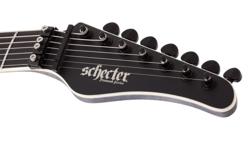 Schecter - PT-7 SLS Elite Evil Twin 7-String Electric Guitar, Satin Black #1384-SHC