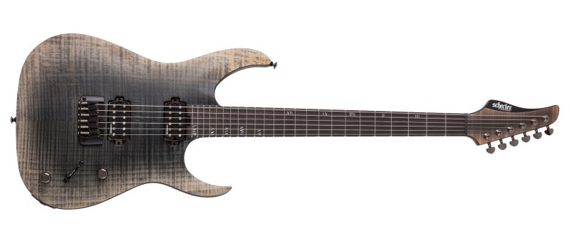 Schecter - Banshee Mach-6 6-String Electric Guitar, Fallout Burst Finish #1410-SHC
