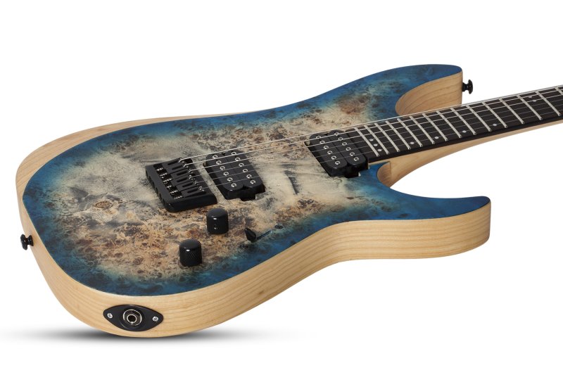 Schecter - Reaper-6 Solid Body Electric Guitar, Satin Sky Burst #1501-SHC