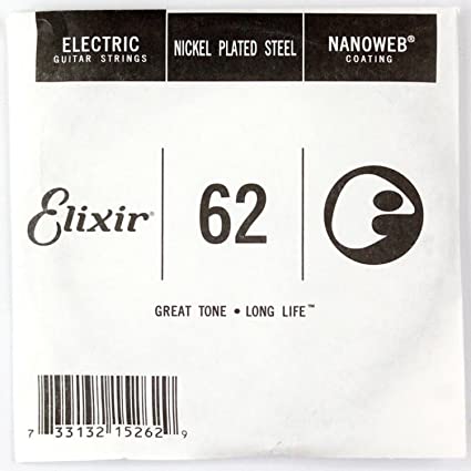 Elixir - Nanoweb Electric .062 Single Guitar String #15262
