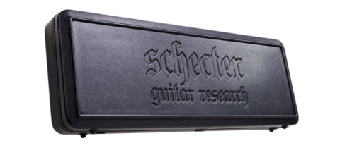 Schecter - Hardcase for C-Shape Electric Guitar, Black/Blue Interior #1620-SHC
