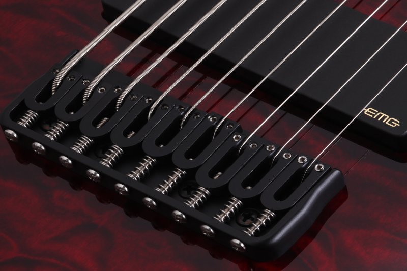 Schecter - 9-String Solid-Body Electric Guitar, Black Cherry #1781-SHC