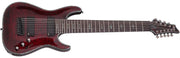 Schecter - 9-String Solid-Body Electric Guitar, Black Cherry #1781-SHC