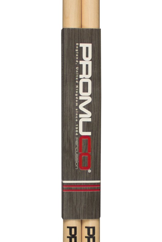 Promuco - Rock Maple Drumsticks - 5A, Wood Tip #18025AX