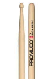 Promuco - Rock Maple Drumsticks - 7A, Wood Tip #18027AX