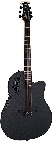 Ovation - Elite Acoustic-Electric Guitar - Black #1868TX-5