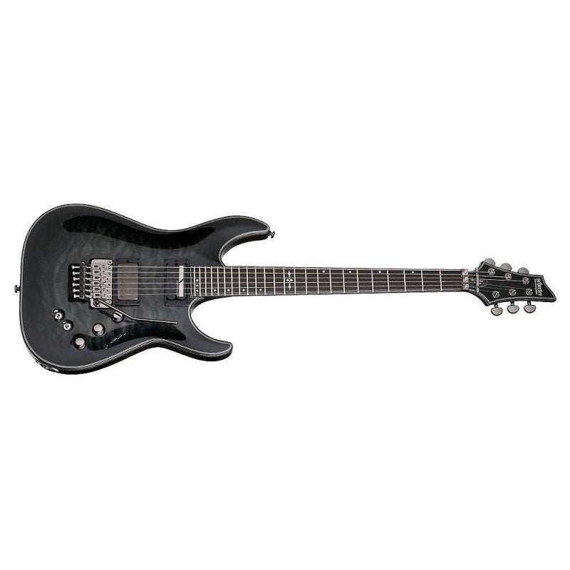 Schecter - Hellraiser Hybrid C-1 with Floyd Rose and Sustainiac, Trans Black Burst #1957-SHC
