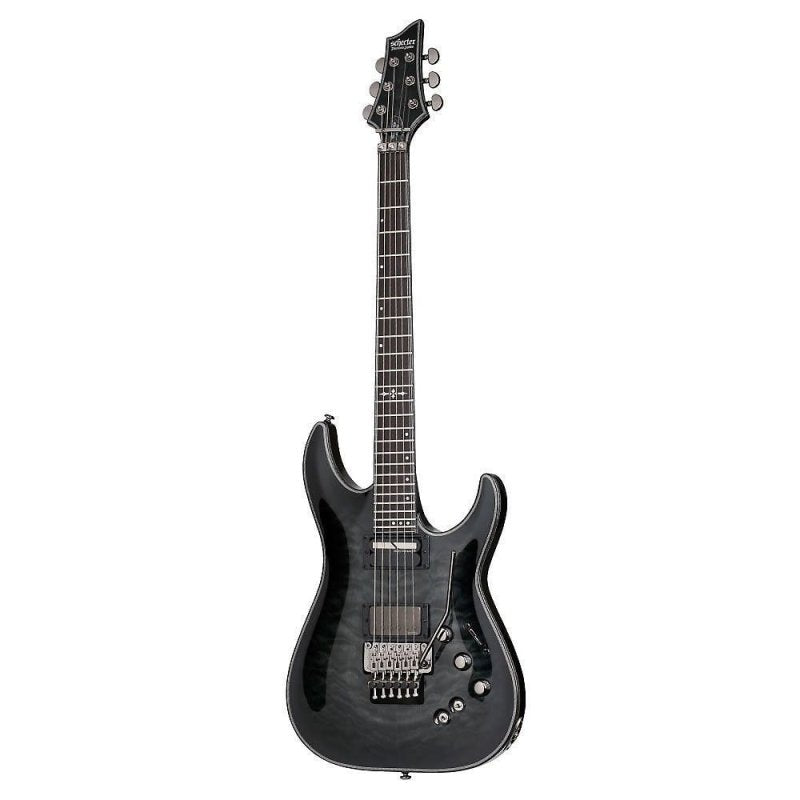 Schecter - Hellraiser Hybrid C-1 with Floyd Rose and Sustainiac, Trans Black Burst #1957-SHC