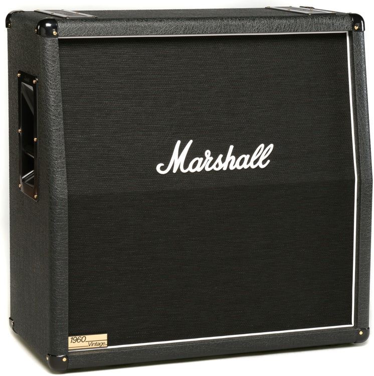 Marshall - 280-watt, 4/8/16-ohm, Closed-back Cabinet with Marshall/Celestion G12 Vintage Speakers #1960AV