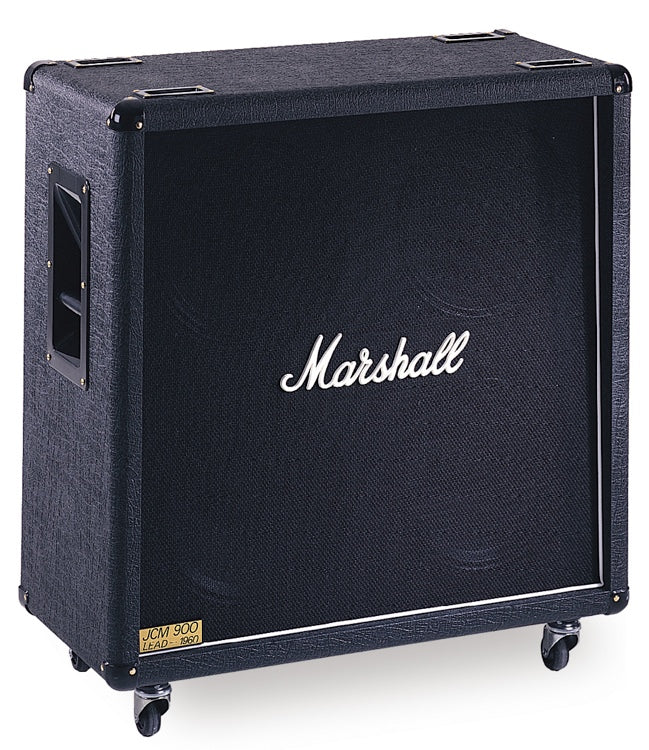 Marshall - 280-watt, 4/8/16-ohm, Closed-back Cabinet with Marshall G-12 Vintage Speakers #1960BV