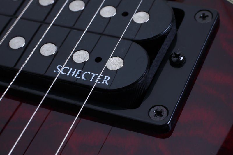 Schecter - Omen Extreme FR Electric Guitar with Floyd Rose, Black Cherry #2006-SHC