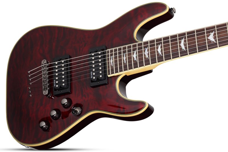 Schecter - Omen Extreme-7 String Electric Guitar – Black Cherry #2008-SHC