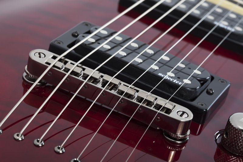 Schecter - Omen Extreme-7 String Electric Guitar – Black Cherry #2008-SHC
