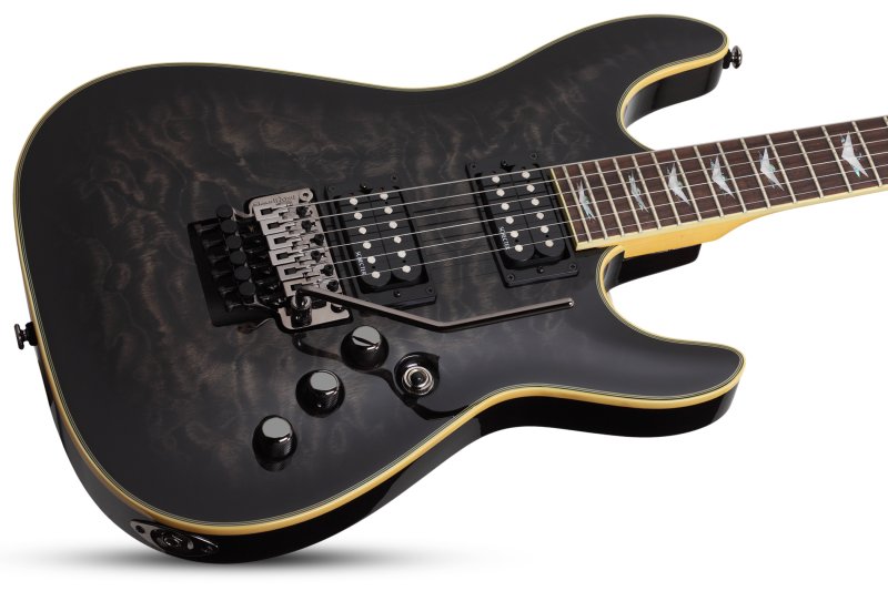 Schecter - Omen Extreme-6 FR 6 String Electric Guitar - See-Thru Black #2027-SHC