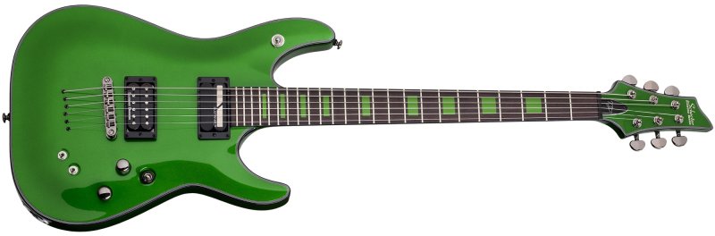 Schecter - Kenny Hickey Signature C-1 Artist Series Solid-Body Electric Guitar Steele Green #221-SHC