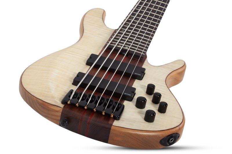 Schecter - Charles Berthoud CB-6 Signature 6-String Bass, Natural Satin #2875-SHC
