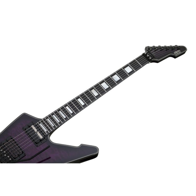 Schecter - E-1 FR S Special Edition 6 String Electric Guitar - Trans Purple Burst #3071-SHC