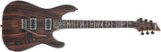 Schecter - C-1 Exotic Ebony Electric Guitar, Natural Satin #3337-SHC