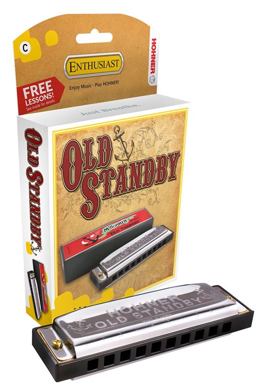 Hohner - Harmonica, Old Standby, Key of E Major #34B-BX-E