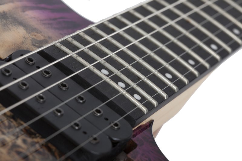 Schecter - C-6 Fr Pro Electric Guitar Burl Top, Coil Split Tap, Aurora Burst #3633-SHC