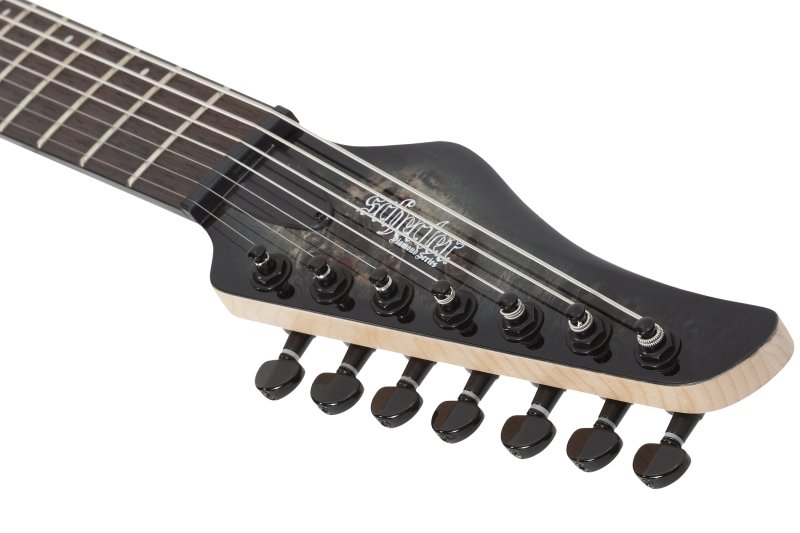 Schecter - C-7 Pro 7-String Electric Guitar, Charcoal Burst #3637-SHC