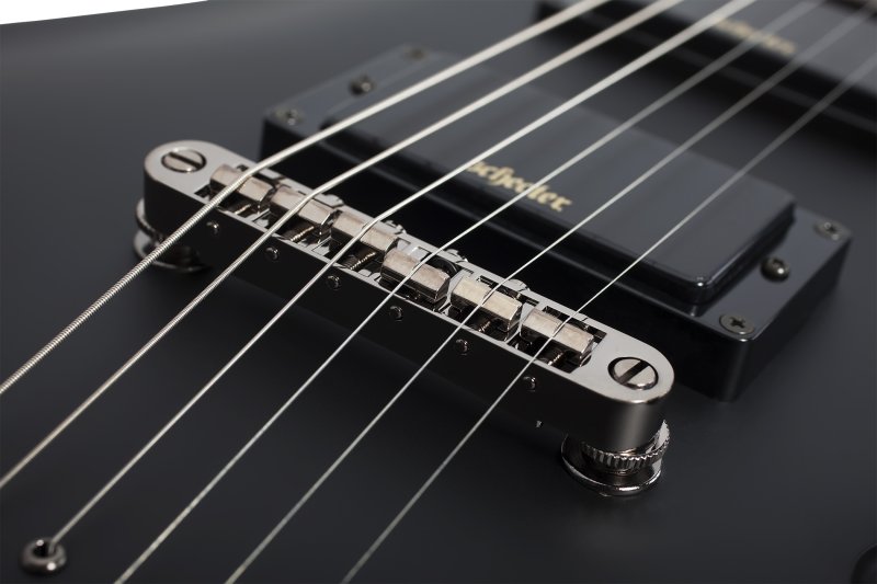 Schecter - Demon-6 String Electric Guitar - Aged Black Satin #3660-SHC