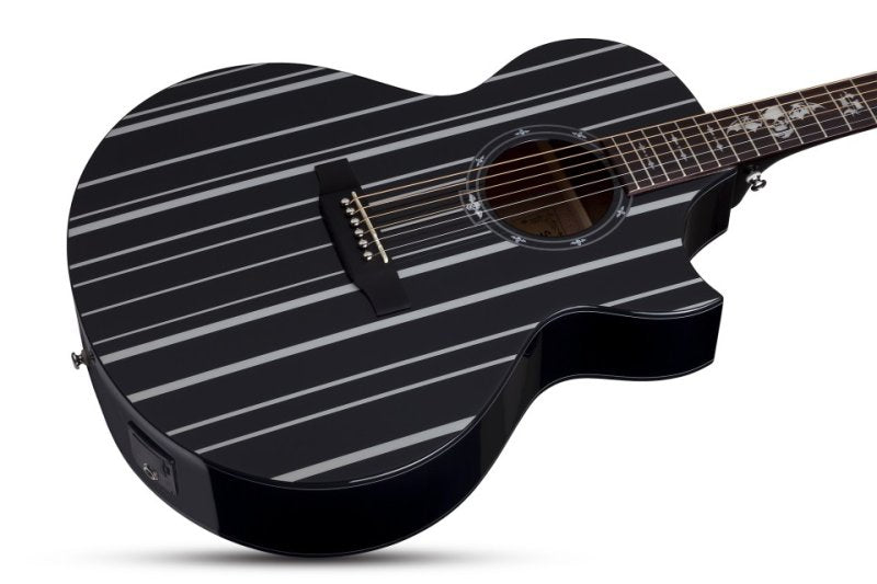 Schecter - Synyster Gates-AC GA SC-6 String Acoustic Guitar - Black #3700-SHC
