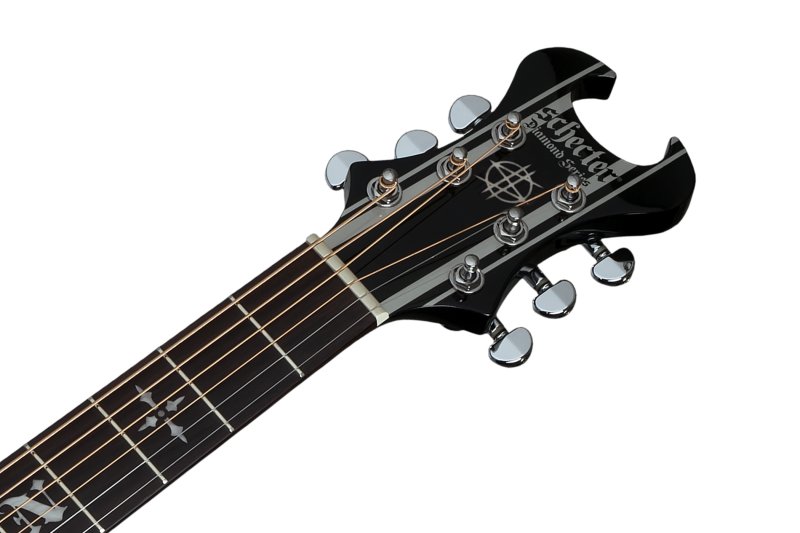 Schecter - Synyster Gates-AC GA SC-6 String Acoustic Guitar - Black #3700-SHC