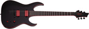 Schecter - Sunset-6 Red Dawn Electric Guitar, Gloss Black #3890-SHC