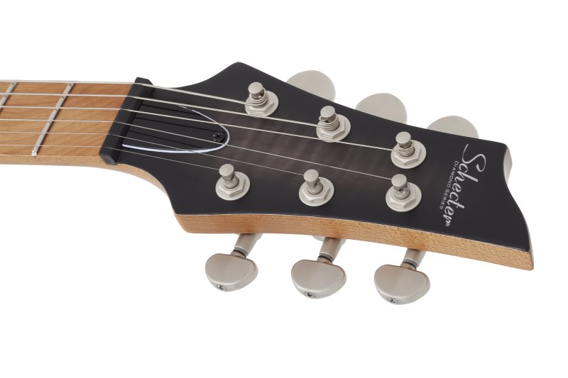 Schecter - C-1 Standard Plus Electric Guitar, Transparent Black Burst #3936-SHC