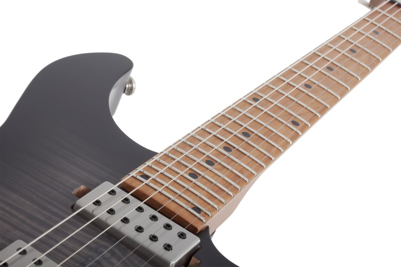 Schecter - C-1 Standard Plus Electric Guitar, Transparent Black Burst #3936-SHC