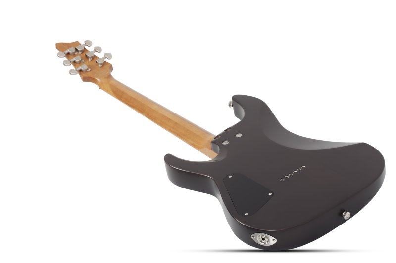 Schecter - C-1 Standard Plus Electric Guitar, Transparent Black Burst #3936-SHC