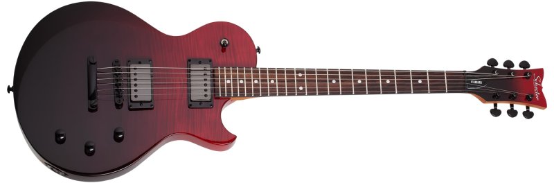 Schecter - Solo-II Standard Electric Guitar, Blood Burst #3960-SHC