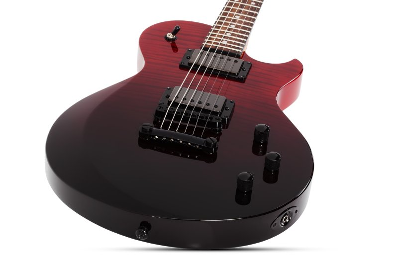 Schecter - Solo-II Standard Electric Guitar, Blood Burst #3960-SHC